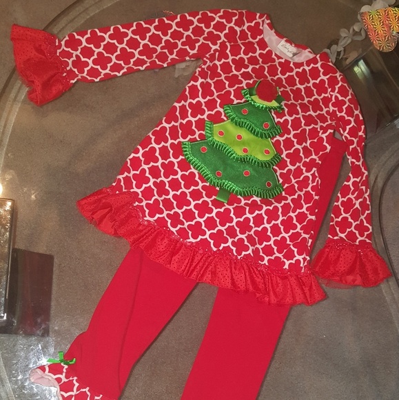 EMILY ROSE CHRISTMAS 2-pc holiday outfit. - Picture 1 of 6
